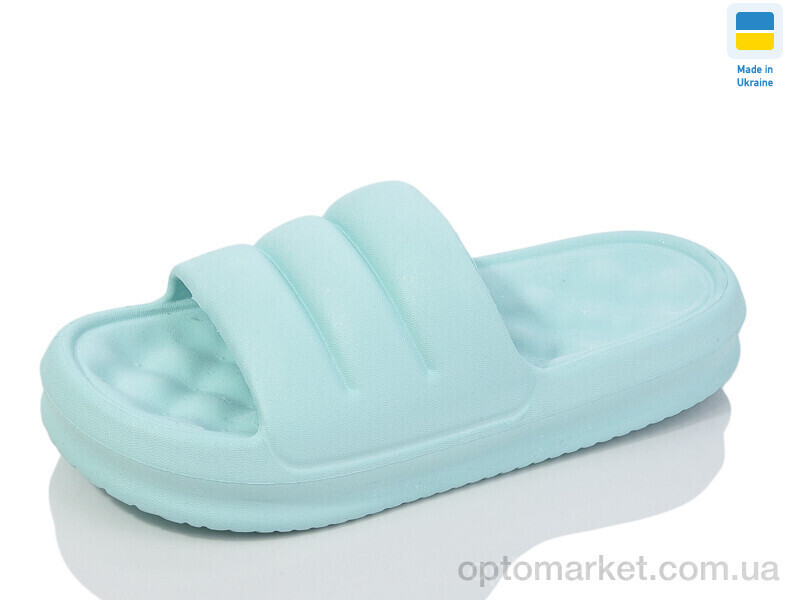 Купить Шльопанці жіночі N136 бірюза Lot Shoes зелений, фото 2