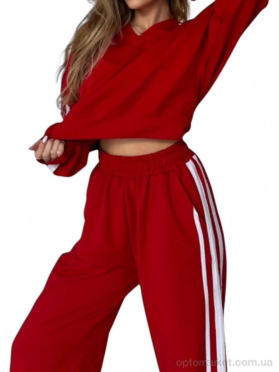 Купить Спортивний костюм жіночі N1511 червоний SL KARAVAN червоний, фото 4