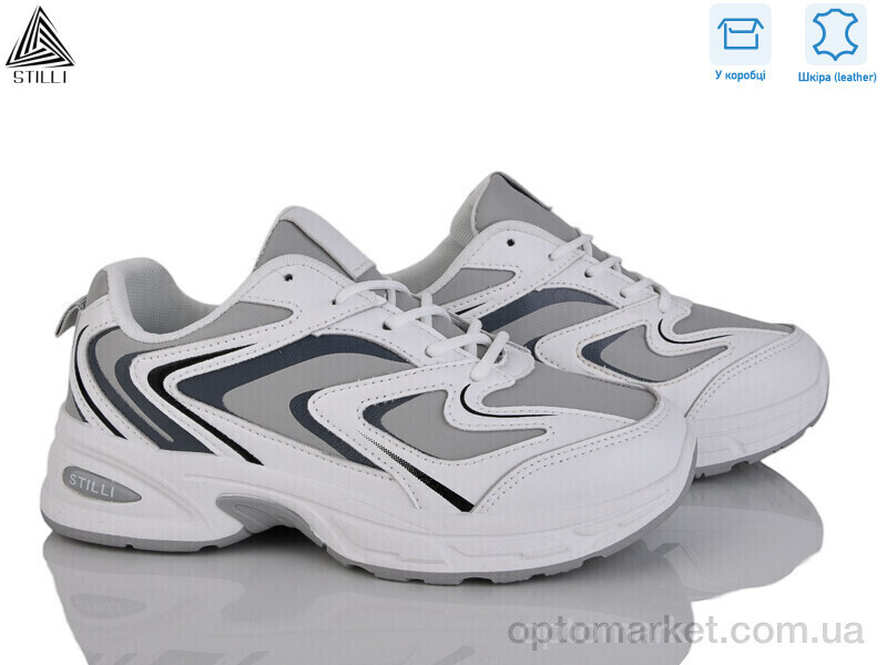 Купить Кросівки жіночі N310-8 шкіра піна Stilli сірий, фото 2