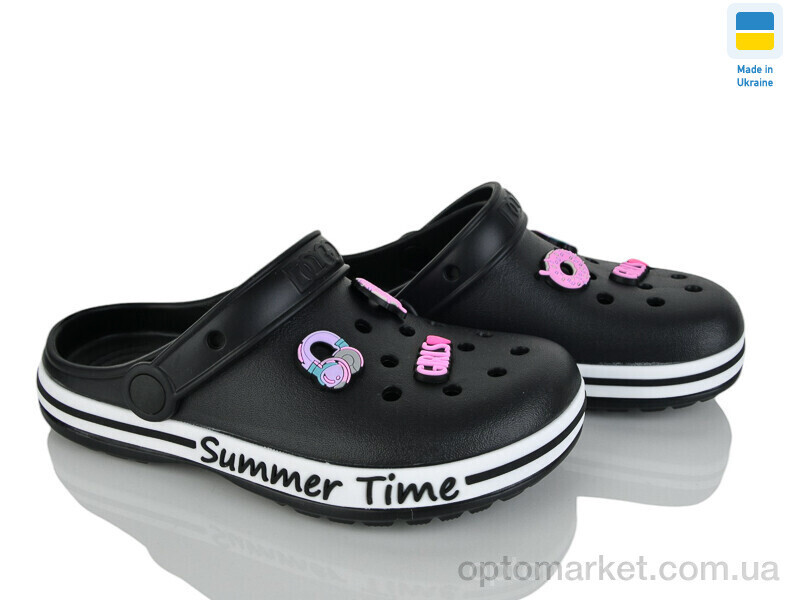 Купить Крокси дитячі N328 чорний Dago чорний, фото 2