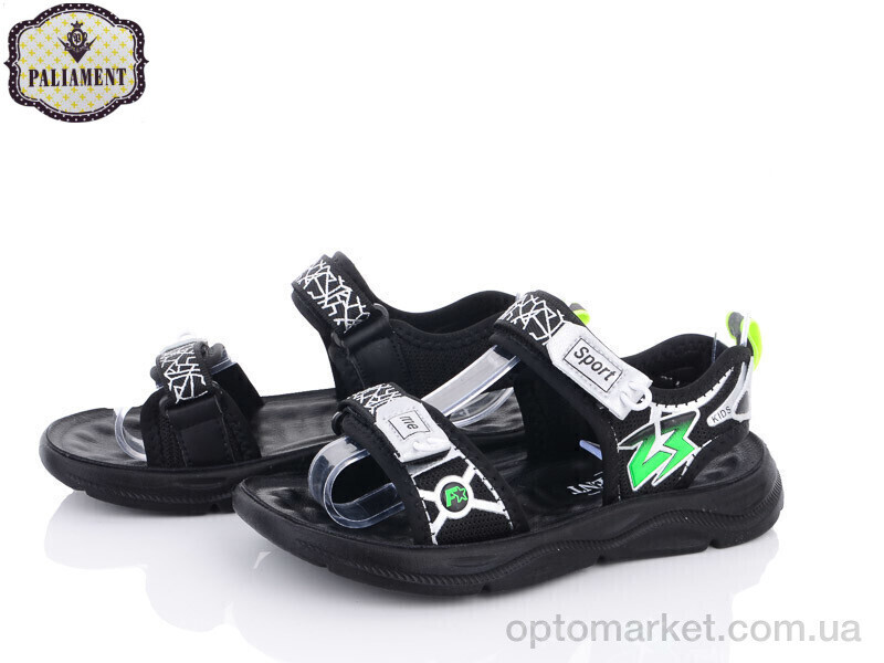 Купить Сандалі дитячі N33-5U Paliament чорний, фото 2