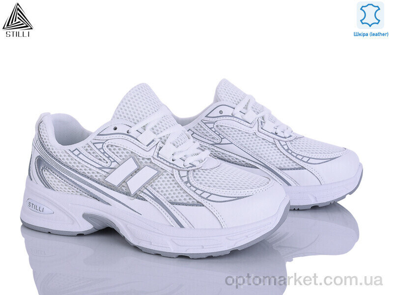 Купить Кросівки жіночі N370-5 шкіра Stilli білий, фото 2