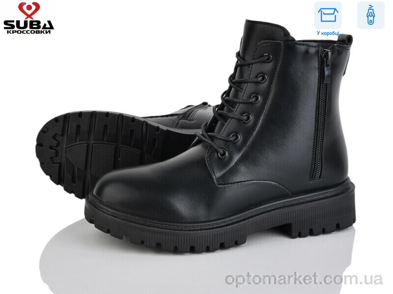 Купить Черевики жіночі N3З88 Suba чорний, фото 2