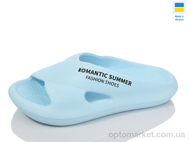 Купить Шльопанці жіночі N73 св. Бірюза Gipanis блакитний, фото 2