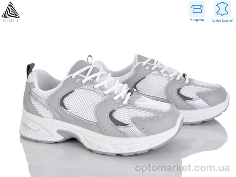 Купить Кросівки жіночі N80-8 шкіра Stilli білий, фото 2