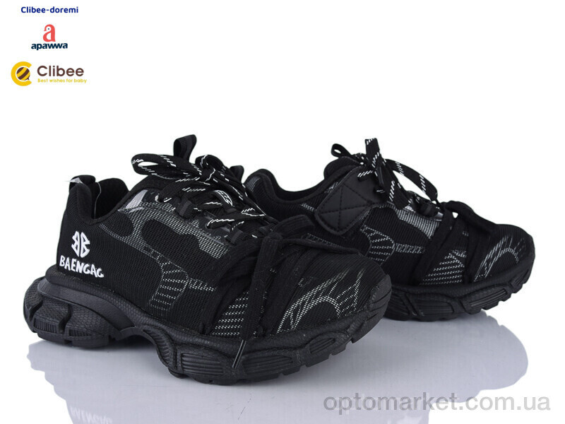 Купить Кросівки жіночі N92506-1 black Apawwa чорний, фото 3