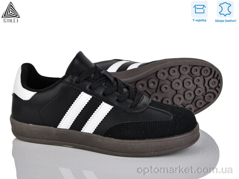 Купить Кросівки жіночі NA10-4 шкіра Stilli чорний, фото 2