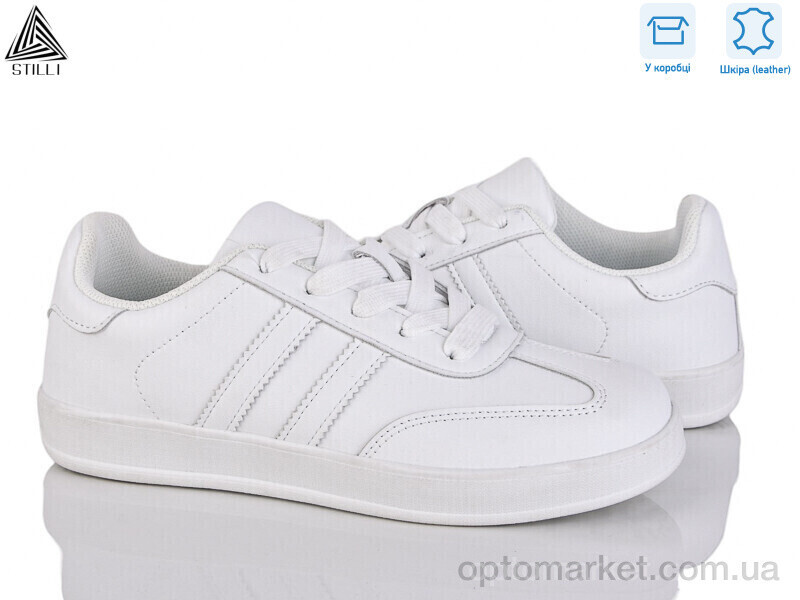 Купить Кросівки жіночі NA10-8 шкіра Stilli білий, фото 2
