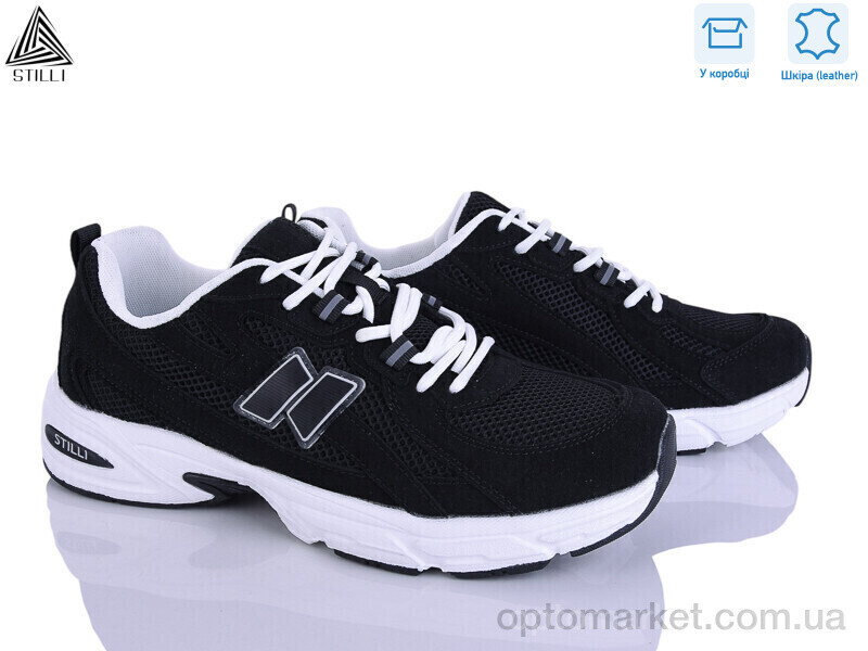 Купить Кросівки чоловічі NB620-5R шкіра піна Stilli чорний, фото 2