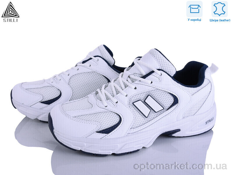 Купить Кросівки чоловічі NB640-5 шкіра піна Stilli білий, фото 2