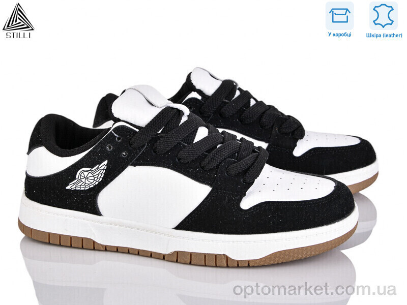 Купить Кросівки жіночі NK10-26R шкіра піна Stilli чорний, фото 2