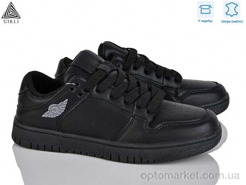 Купить Кросівки жіночі NK10-5 шкіра піна Stilli чорний, фото 2