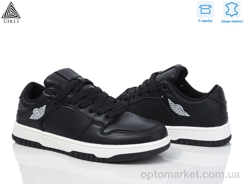 Купить Кросівки жіночі NK10-6 шкіра піна Stilli чорний, фото 2