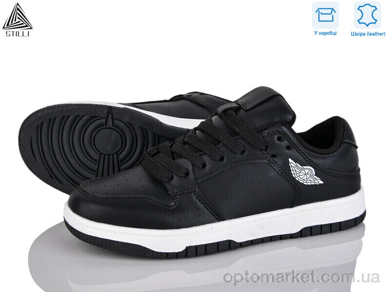Купить Кросівки жіночі NK10-6 шкіра піна Stilli чорний, фото 2