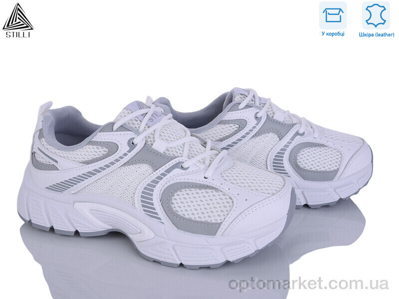 Купить Кросівки жіночі NK100-3 шкіра Stilli білий, фото 2