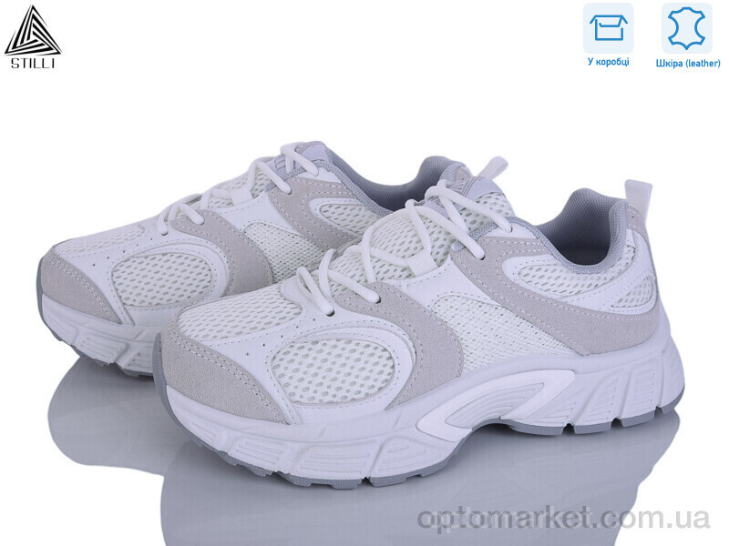 Купить Кросівки жіночі NK100-5 шкіра Stilli білий, фото 2
