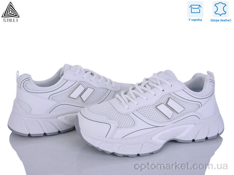 Купить Кросівки жіночі NK150-4 шкіра Stilli білий, фото 2