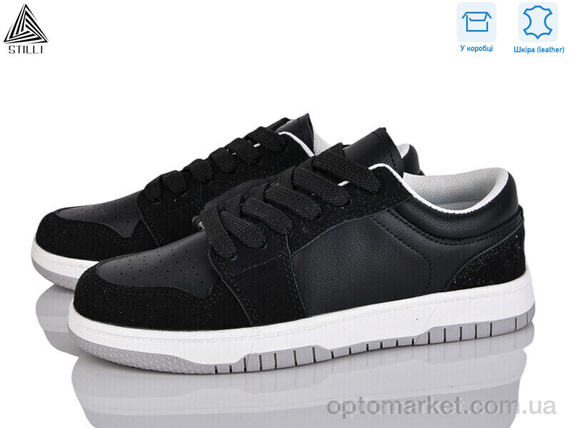 Купить Кросівки жіночі NK20-17R шкіра піна Stilli чорний, фото 2
