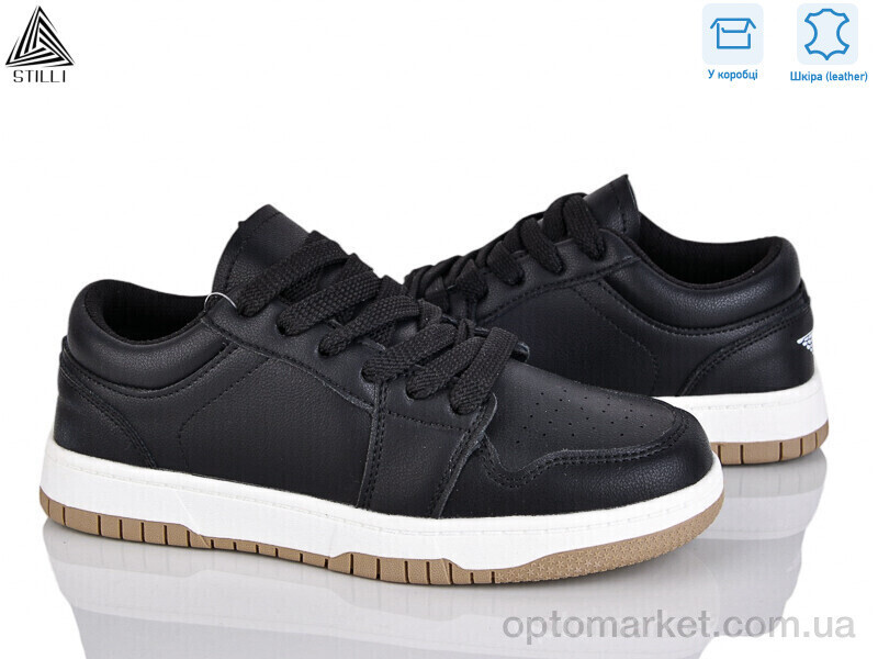 Купить Кросівки жіночі NK20-4 шкіра піна Stilli чорний, фото 2