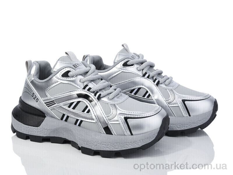 Купить Кросівки жіночі NT0228-3 Loretta сірий, фото 2