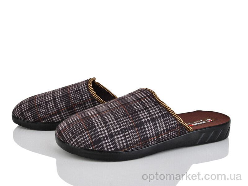 Купить Капці чоловічі NT402-4 Brusa коричневий, фото 2