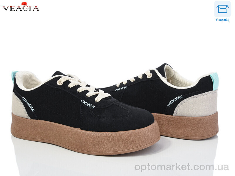 Купить Кросівки жіночі OY1-1 FAN чорний, фото 2