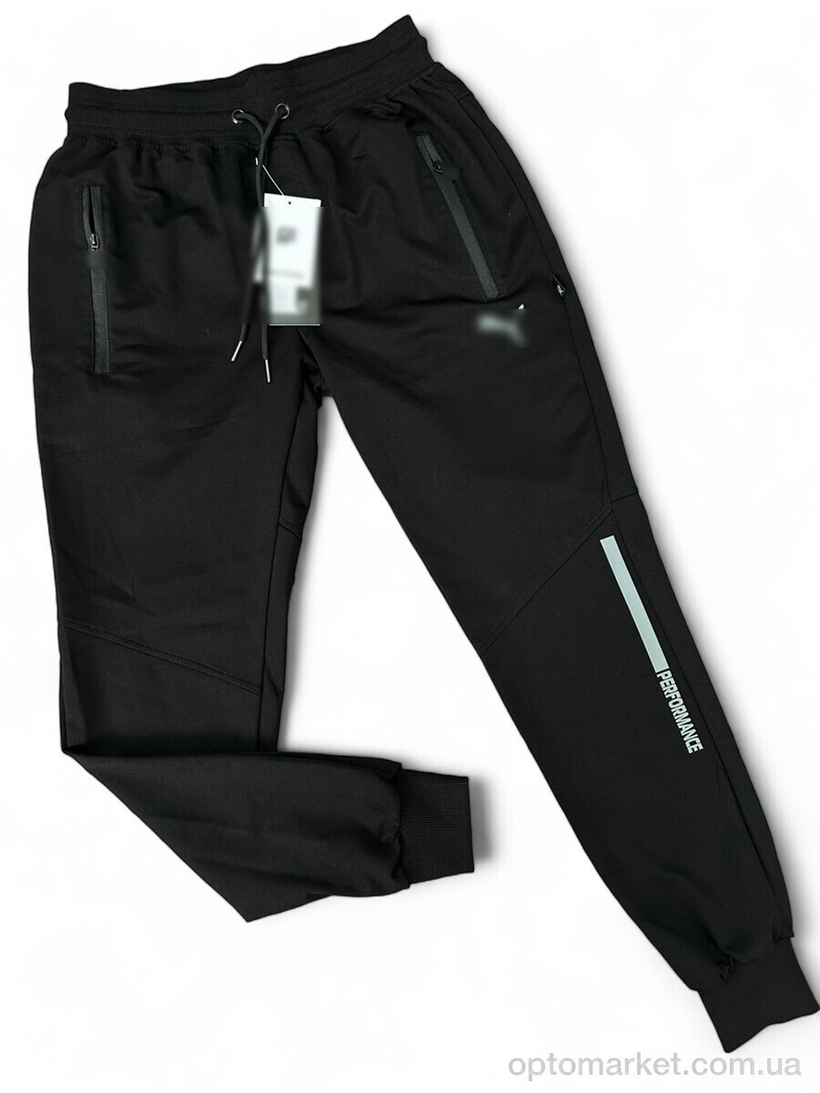 Купить Спортивні штаны чоловічі p-070611 P.ma чорний, фото 4