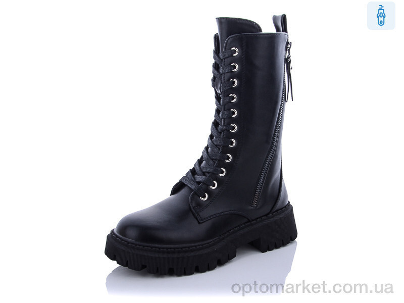 Купить Чоботи жіночі P1024-1 Purlina чорний, фото 2