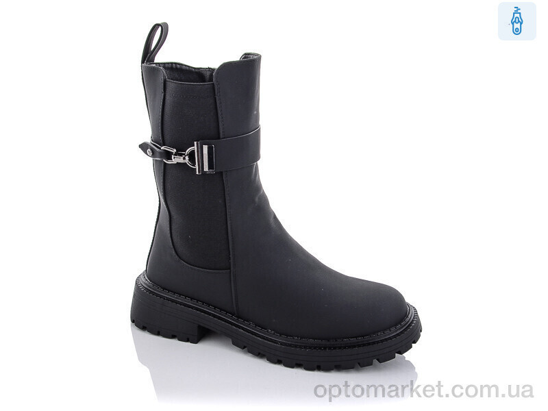 Купить Чоботи жіночі P2176-3 Purlina чорний, фото 2