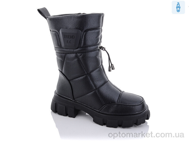 Купить Чоботи жіночі P2315-1 Purlina чорний, фото 4