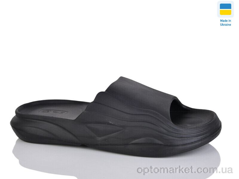 Купить Шльопанці чоловічі П38 чорний DS чорний, фото 2