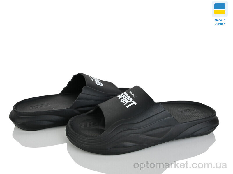 Купить Шльопанці чоловічі П38 чорний Dream Stan чорний, фото 2
