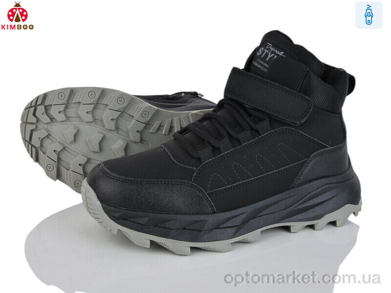 Купить Черевики дитячі P566-4A Kimboo чорний, фото 2