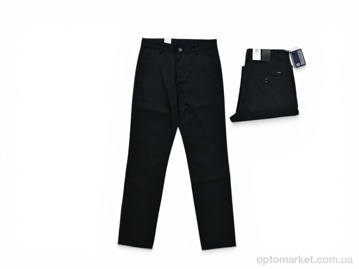 Купить Брюки чоловічі P801-1 Plus Press чорний, фото 2