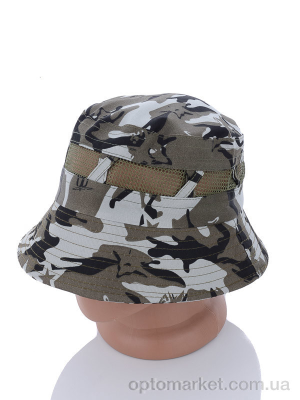 Купить Панама чоловічі Панама-7 сітка grey RuBi сірий, фото 2