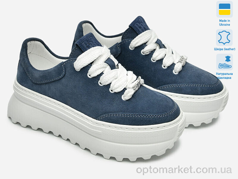 Купить Кросівки жіночі Paradize K-М-403 сірий замш Paradize блакитний, фото 4