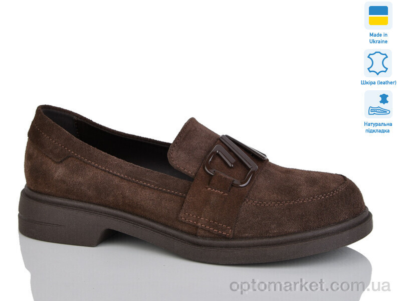 Купить Туфлі жіночі Paradize V-T-2400-F коричн. замш Paradize коричневий, фото 2