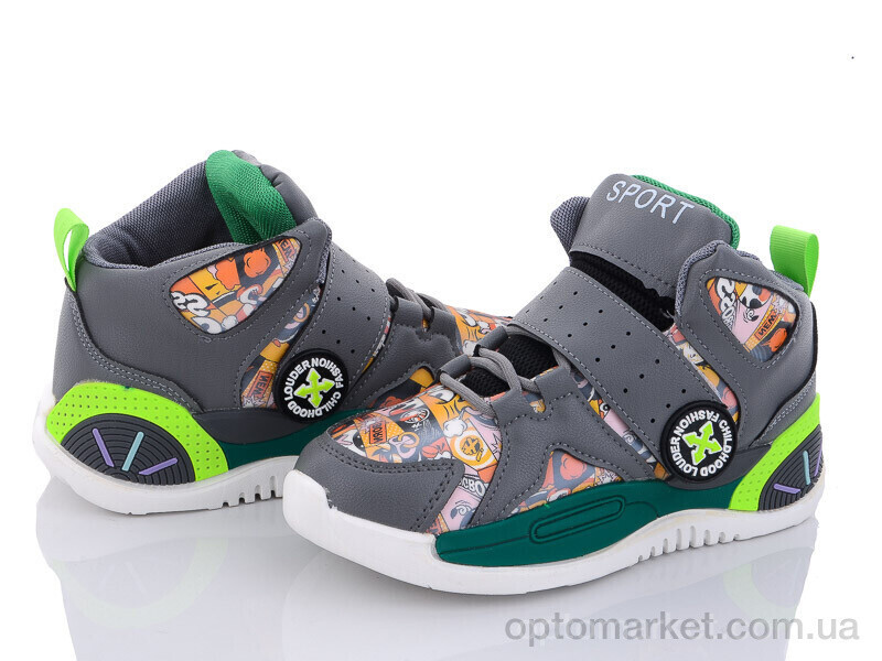 Купить Кросівки дитячі PB2-3 Paliament сірий, фото 2