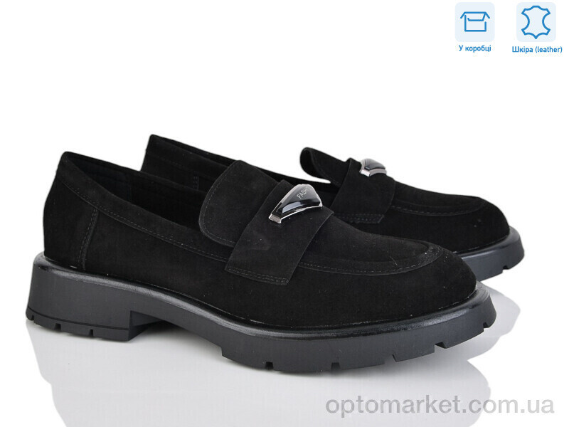 Купить Туфлі жіночі PL13-1 Lemon чорний, фото 2