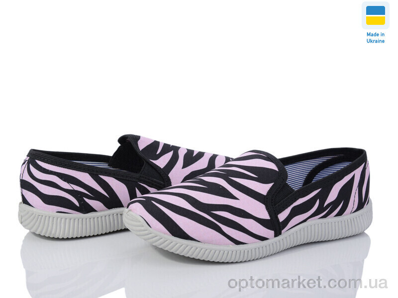 Купить Сліпони жіночі Prime 22-20-142 зебра Prime рожевий, фото 2