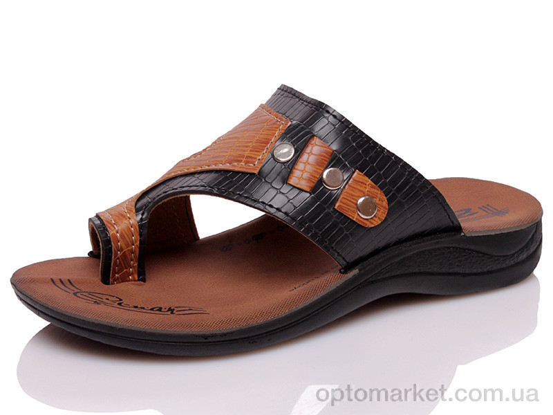 Купить Шльопанці дитячі Prime 35-ZG-1715 (SIYAH-TABA) Prime коричневий, фото 2