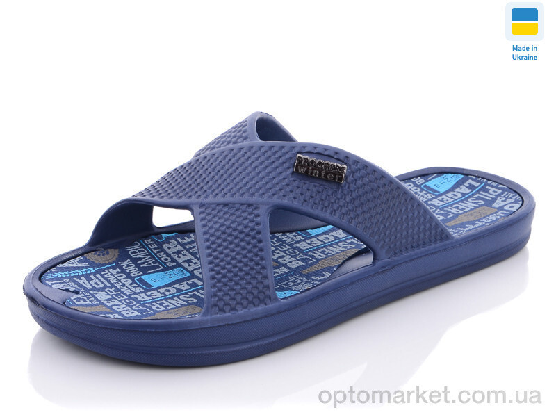 Купить Шльопанці чоловічі Прогрес М227 синие Progress синій, фото 2