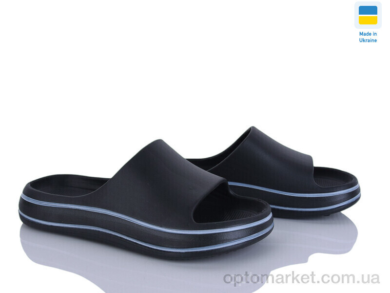 Купить Шльопанці жіночі Прогрес П239 чорний Progress чорний, фото 2