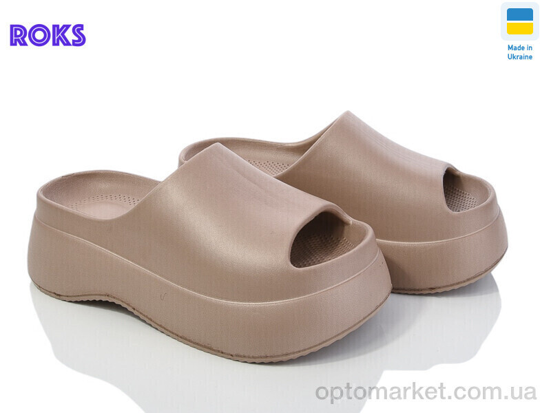 Купить Шльопанці жіночі Progress 141 мокко Progress коричневий, фото 2