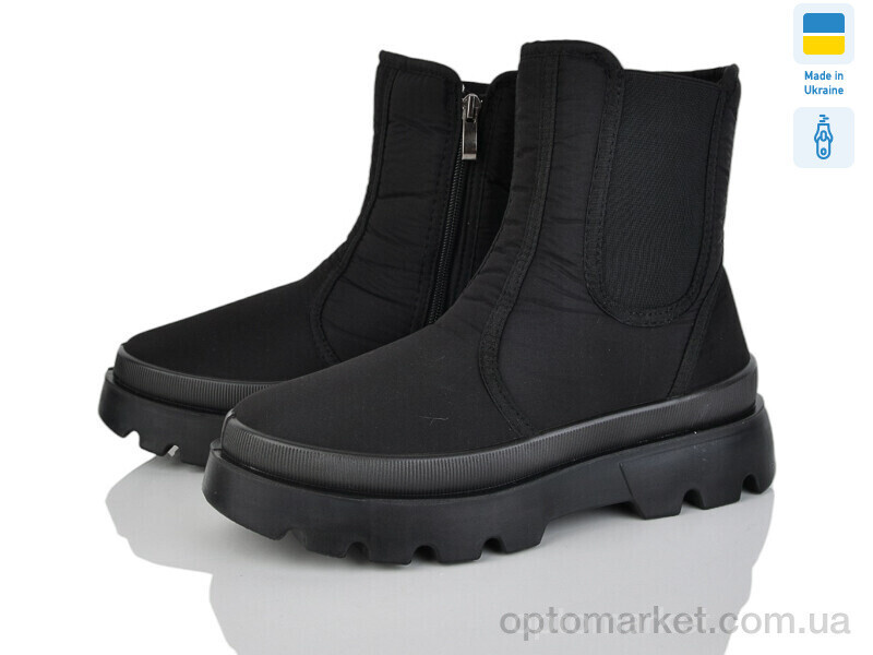 Купить Черевики жіночі Progress 5405 фліс чорний Progress чорний, фото 2