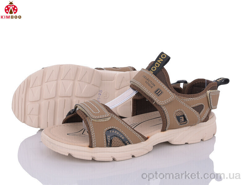 Купить Сандалі дитячі PT-7B піна Kimbo-o коричневий, фото 2