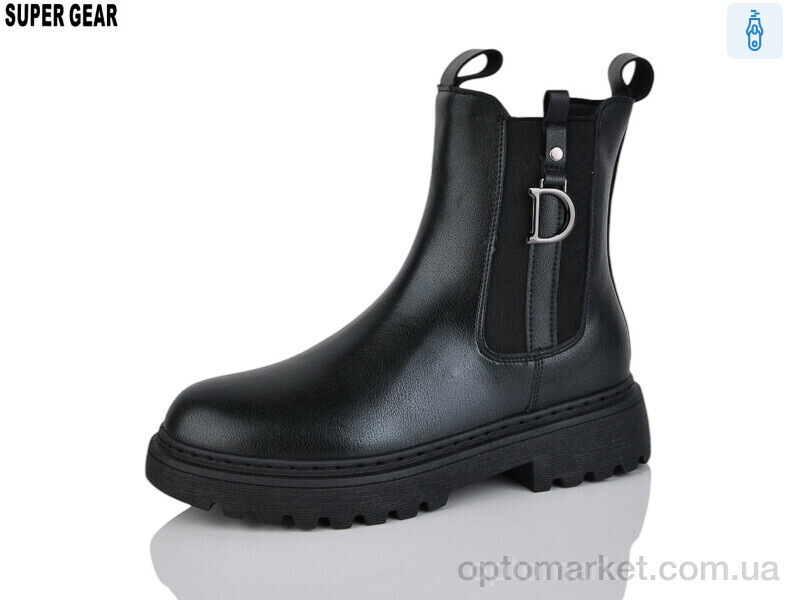 Купить Черевики жіночі PV25-13 black Super Gear чорний, фото 2