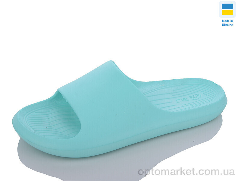 Купить Шльопанці жіночі ПЖ45 м'ята DS зелений, фото 2