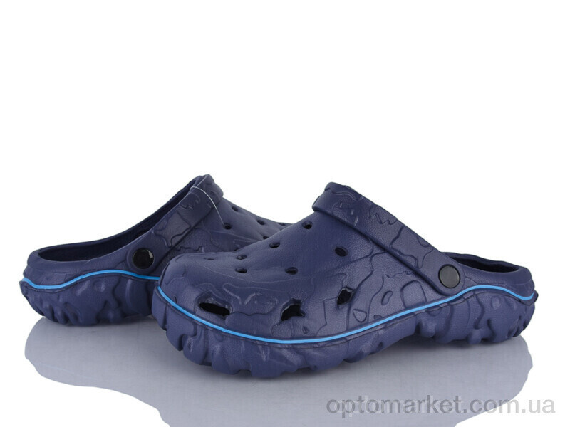Купить Крокси чоловічі Q13-3 Hongquan синій, фото 2