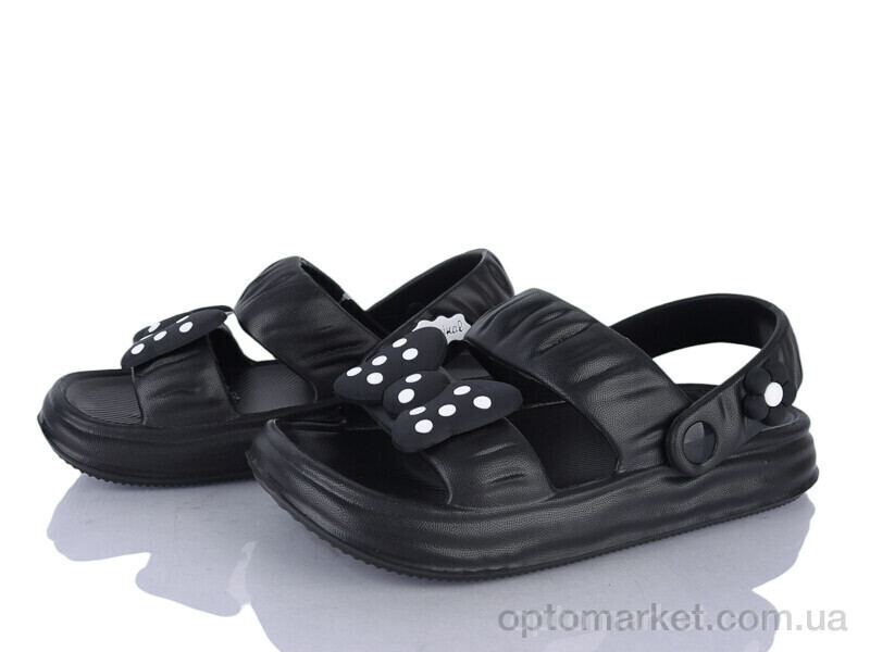 Купить Босоніжки жіночі Q37-1 Hongquan чорний, фото 2